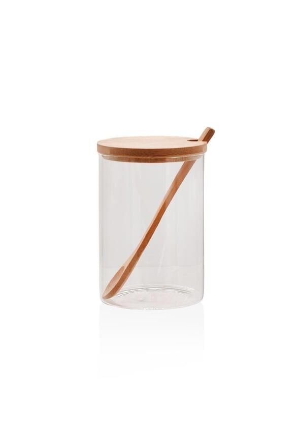 BAMBU KAPAKLI CAM KAVANOZ 450ML