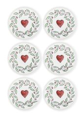 LUV 6'LI SERVİS TABAK SETİ 26CM