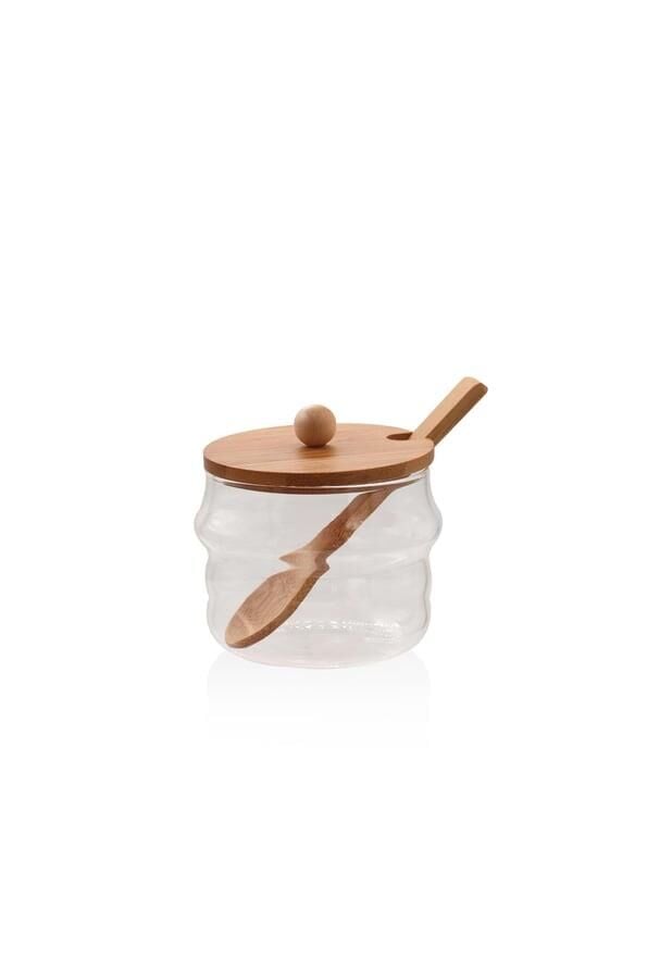 BAMBU KAPAKLI CAM KAVANOZ 250ML