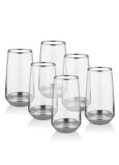 GÜMÜŞ 6'LI UZUN MEŞRUBAT BARDAK