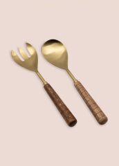 WOOD 2'Lİ SALATA SERVİS TAKIMI