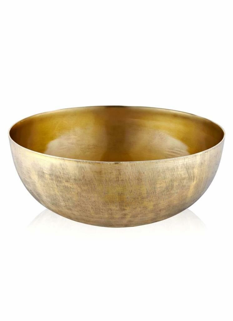 ALTIN ESKİTME KASE/DEKOR 30CM
