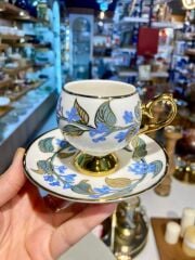 ORVILLE MAVİ TEK KİŞİLİK TÜRK KAHVESİ FİNCANI