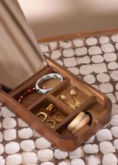 NATURA AKASYA BÖLMELİ ORGANİZER/DÜZENLEYİCİ 25x14x4CM