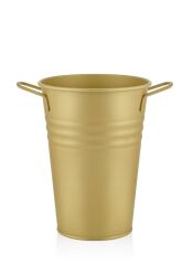 ALTIN GALVENİZ VAZO 30CM