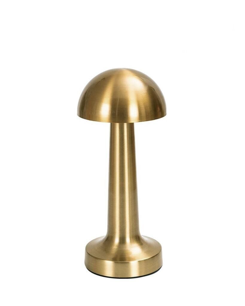 ALTIN MANTAR MODEL LEDLİ MASA LAMBASI 21CM