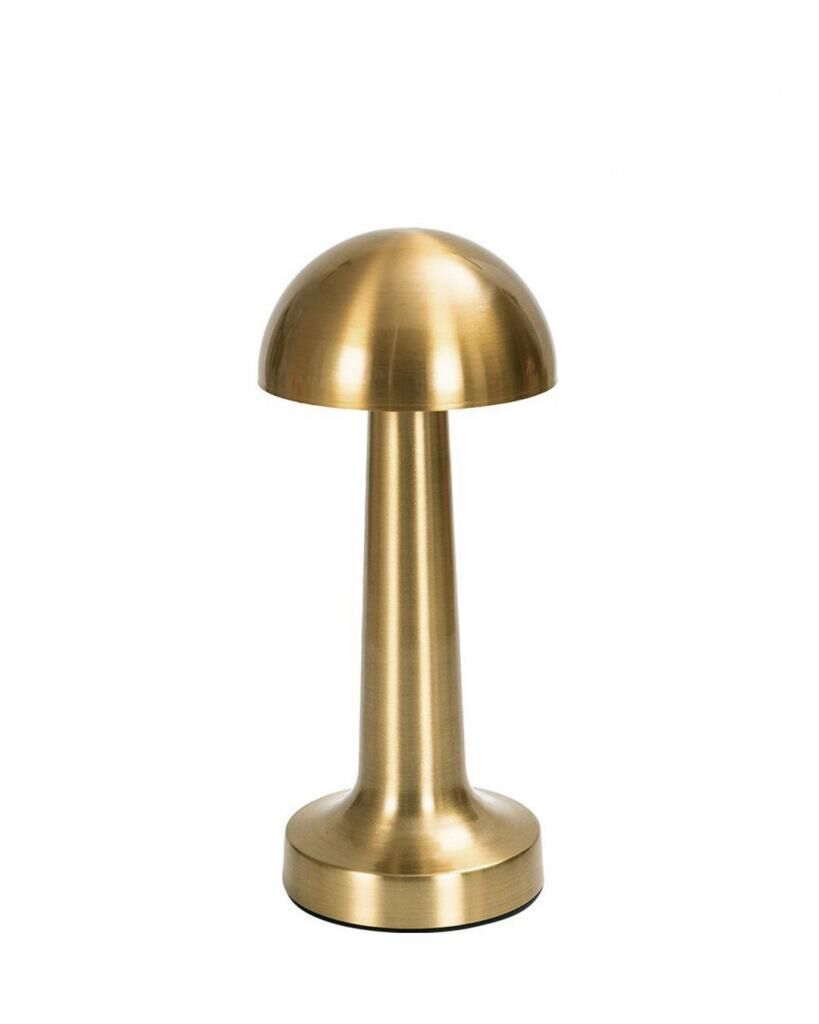 ALTIN MANTAR MODEL LEDLİ MASA LAMBASI 21CM
