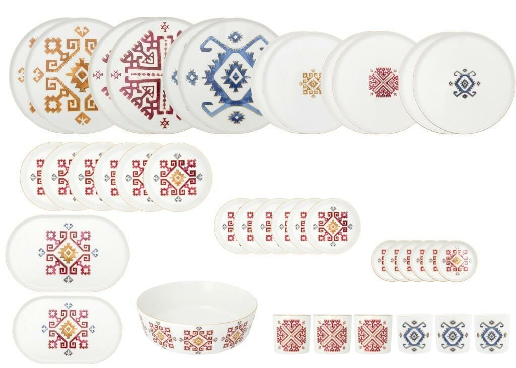 ARABESQUE 39 PARÇA 6 KİŞİLİK YEMEK TAKIMI
