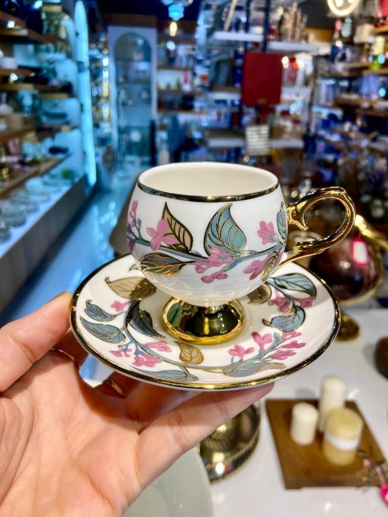 ORVILLE PEMBE 6 KİŞİLİK TÜRK KAHVESİ FİNCANI