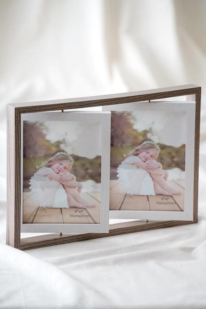 RELİC AHŞAP 2'Lİ ÇERÇEVE 38X25CM