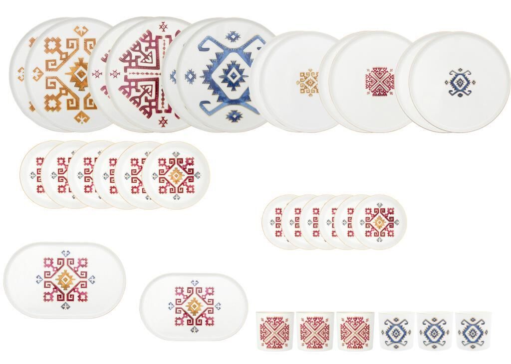 ARABESQUE 32 PARÇA 6 KİŞİLİK YEMEK TAKIMI