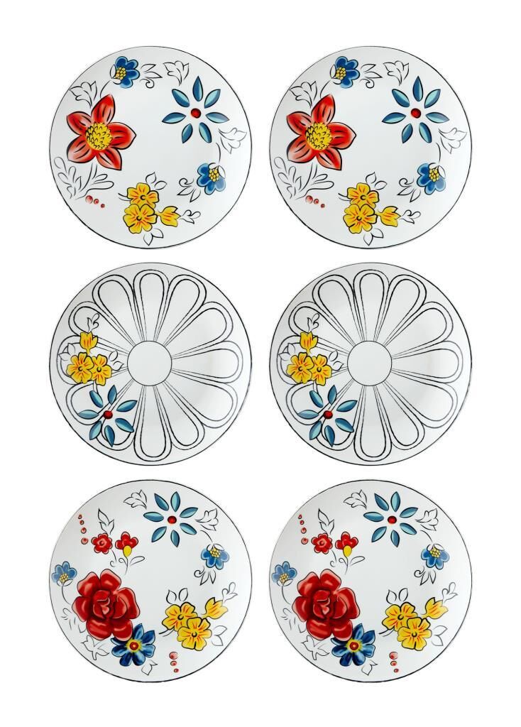 FIORE 6'LI PASTA TABAK