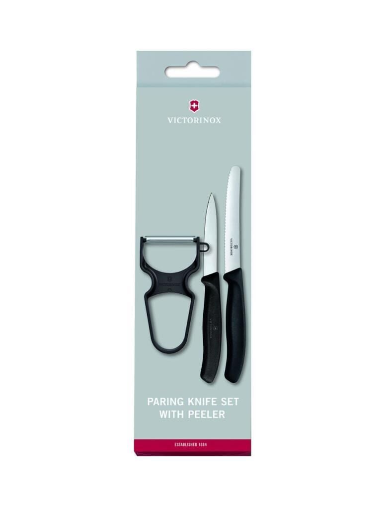 VICTORINOX 3 PARÇA SOYACAK VE BIÇAK SETİ