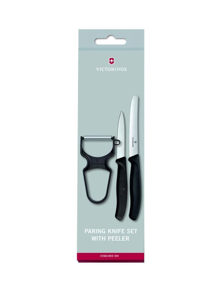 VICTORINOX 3 PARÇA SOYACAK VE BIÇAK SETİ