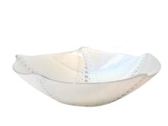 SEDEFLİ BEYAZ GÜMÜŞ MEYVELİK 28cm