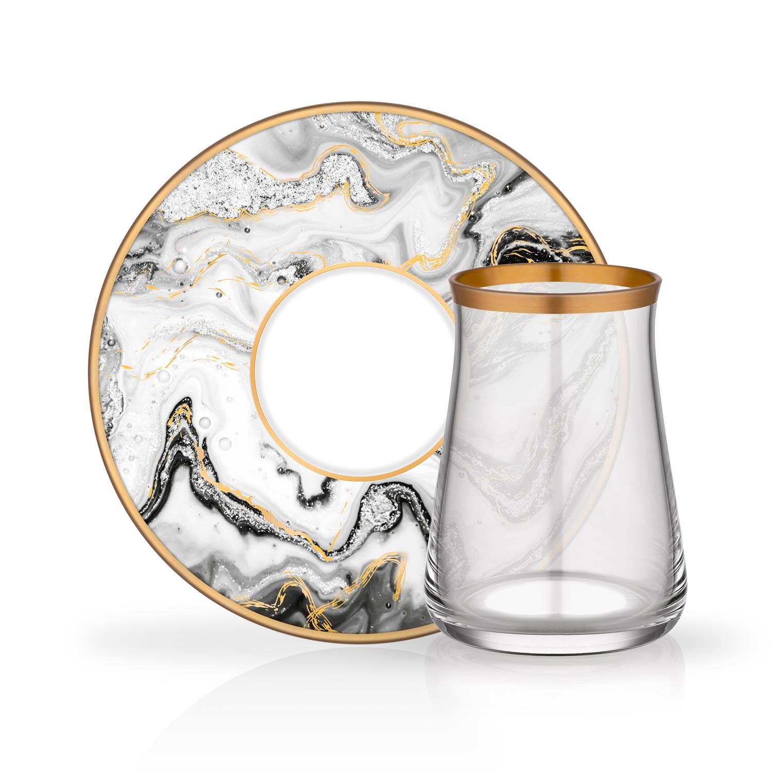 TARABYA MARBLE1 KİŞİLİK ÇAY SET
