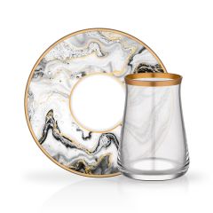 TARABYA MARBLE1 KİŞİLİK ÇAY SET