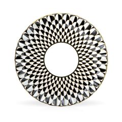 DESTİNA SİYAH TEKLİ SERVİS TABAK 26CM