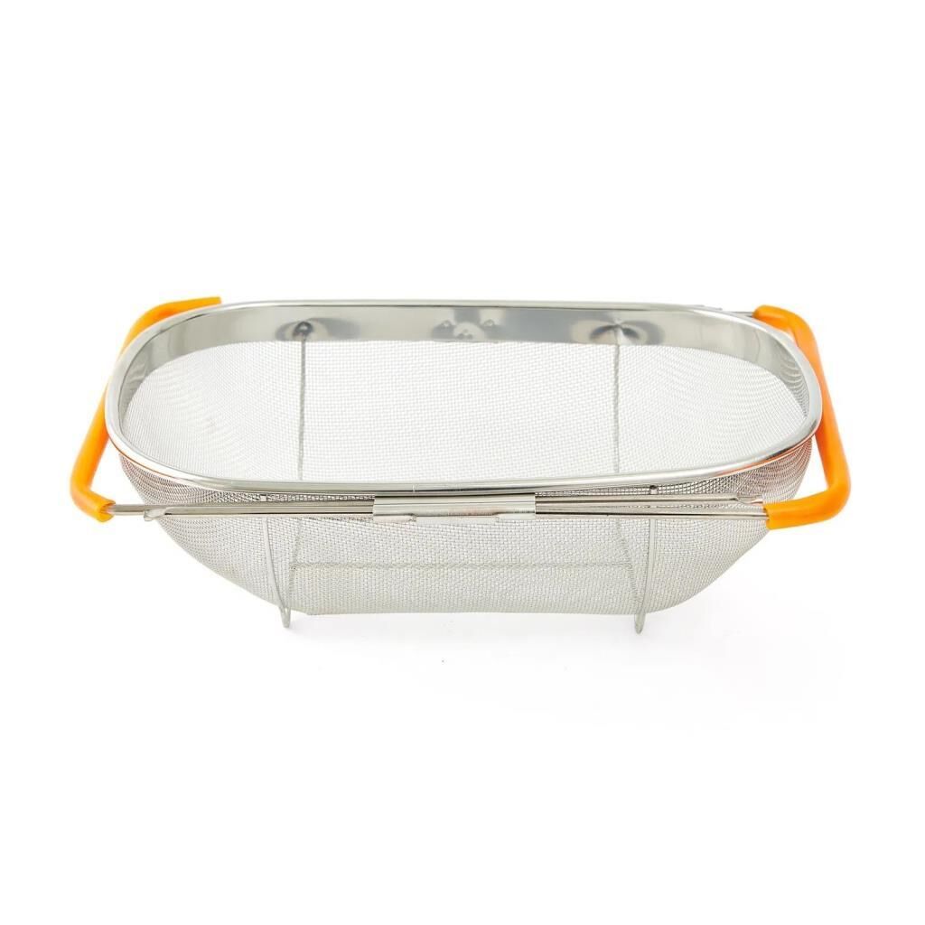 ÇELİK SÜRGÜLÜ TURUNCU SÜZGEÇ 34CM