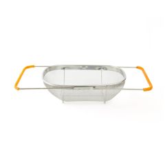ÇELİK SÜRGÜLÜ TURUNCU SÜZGEÇ 34CM