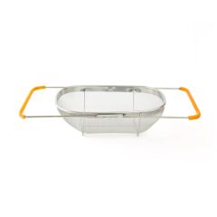 ÇELİK SÜRGÜLÜ TURUNCU SÜZGEÇ 34CM