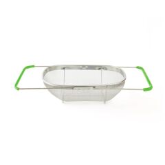 ÇELİK SÜRGÜLÜ YEŞİL SÜZGEÇ 34CM