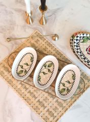 JARDİN FERFORJE 3'LÜ OVAL SERVİS 17CM