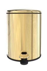 CİGO 6LT PEDALLI GOLD ÇÖP KOVA
