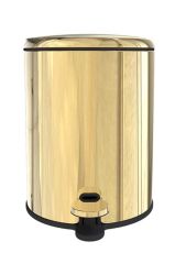 CİGO 6LT PEDALLI GOLD ÇÖP KOVA