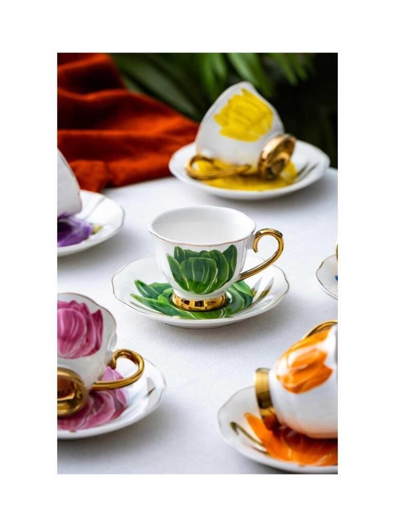 TIFFANY 6 KİŞİLİK TÜRK KAHVESİ FİNCANI