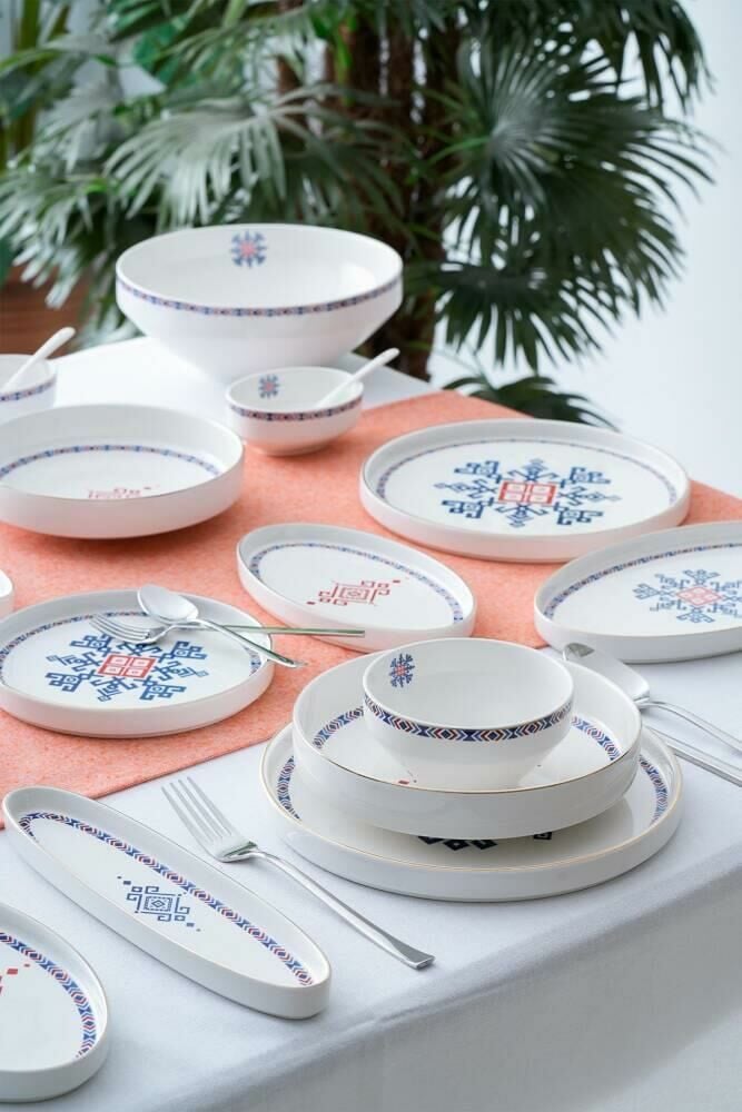 SIMONA 6 KİŞİLİK 45 PARÇA YEMEK TAKIMI