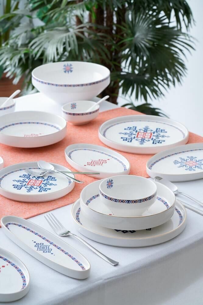 SIMONA 6 KİŞİLİK 45 PARÇA YEMEK TAKIMI