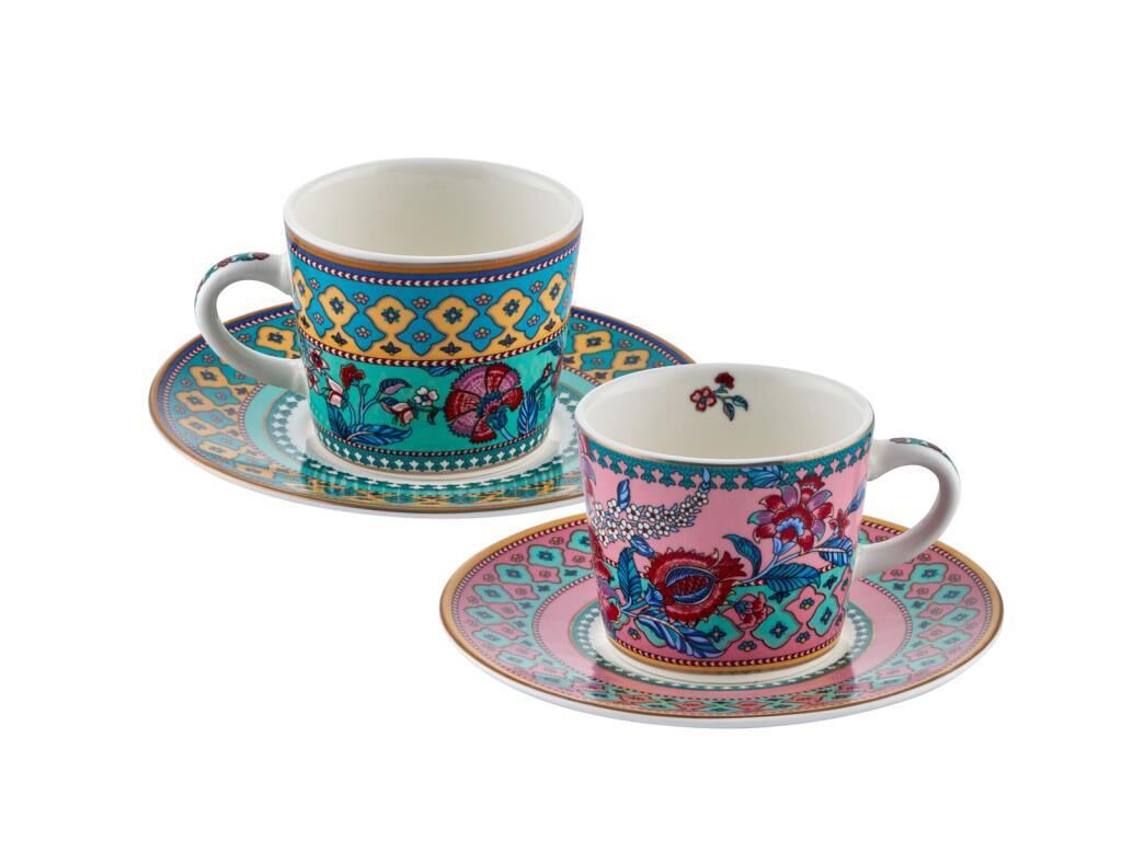 FLOWER OF LİFE 6 KİŞİLİK TÜRK KAHVESİ FİNCANI