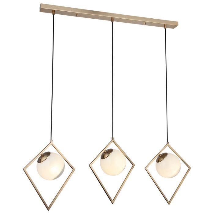 NETTA ANTİK 3'LÜ SIRALI AVİZE