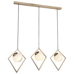 NETTA ANTİK 3'LÜ SIRALI AVİZE