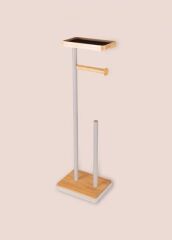 TEPSİLİ TUVALET KAĞIDI STANDI GRİ