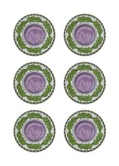 PROVENCE 6'LI ÇAY TABAK 13CM