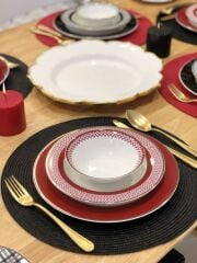 ETHEL 6 KİŞİLİK-24 PARÇA YEMEK TAKIMI