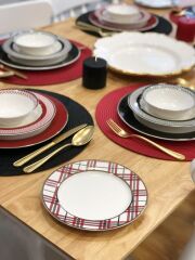 ETHEL 6 KİŞİLİK-24 PARÇA YEMEK TAKIMI