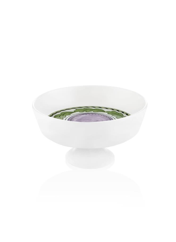 PROVENCE MOR AYAKLI BOL KASE/MEYVELİK 23X14CM