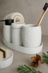 CLISTA BEYAZ 5 PARÇA BANYO SETİ