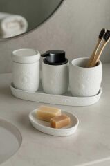 CLISTA BEYAZ 5 PARÇA BANYO SETİ