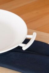 BIANCO PERLA KULPLU YUVARLAK SERVİS TABAK 29CM