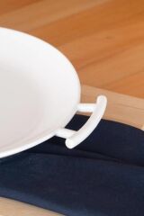 BIANCO PERLA KULPLU YUVARLAK SERVİS TABAK 29CM