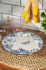BLUE LİFE EMAYE AYAKLI KEK FANUSU 30CM