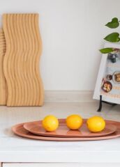 COTTA LIMOGES OVAL SERVİS TABAK TERRACOTA 34X17CM