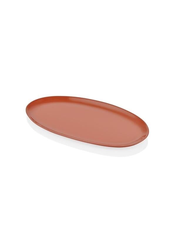 COTTA LIMOGES OVAL SERVİS TABAK TERRACOTA 34X17CM