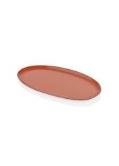 COTTA LIMOGES OVAL SERVİS TABAK TERRACOTA 34X17CM
