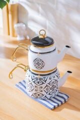 QUALITA THEA MİNİ EMAYE ÇAYDANLIK