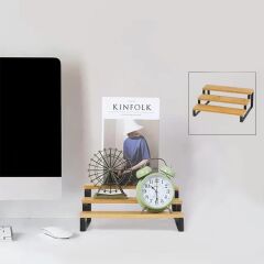 BAMBU SİYAH 3 KATLI STAND/DÜZENLEYİCİ